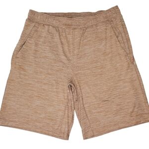 Men's All In Motion Soft Stretch Short 9"  Peach/Orange Heather Size Med